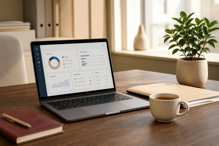 Ноутбук с кабинетом ERP: закупки, склад и финансы в одной системе ООО «Система»