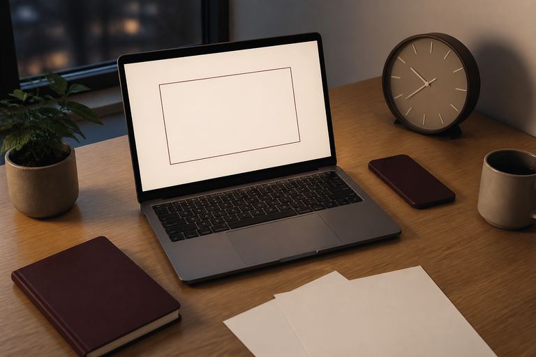 Стол с ноутбуком, телефоном, часами и брифом: так выглядит срочная разработка сайта за сутки
